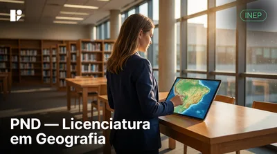 Capa: PND — Licenciatura em Geografia