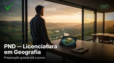 Capa: PND — Licenciatura em Geografia