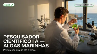 Capa: PESQUISADOR CIENTÍFICO I A — ALGAS MARINHAS
