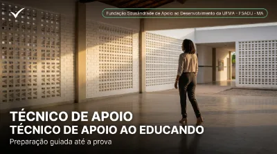 Capa: TÉCNICO DE APOIO AO EDUCANDO
