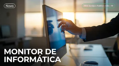 Capa: MONITOR DE INFORMÁTICA