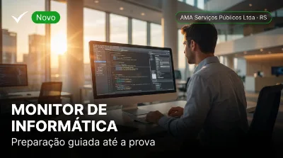 Capa: MONITOR DE INFORMÁTICA