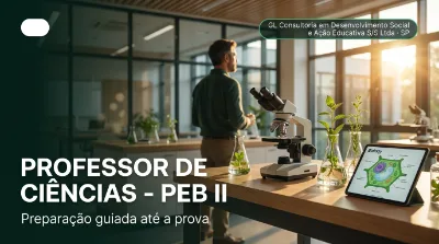 Capa: PROFESSOR DE CIÊNCIAS - PEB II