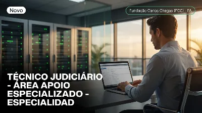 Capa: TÉCNICO JUDICIÁRIO - ÁREA APOIO ESPECIALIZADO - ESPECIALIDADE TECNOLOGIA DA INFORMAÇÃO