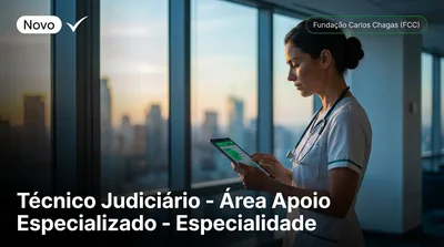 Capa: Técnico Judiciário - Área Apoio Especializado - Especialidade: Enfermagem do Trabalho