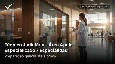 Capa: Técnico Judiciário - Área Apoio Especializado - Especialidade: Enfermagem do Trabalho