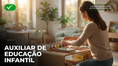 Capa: AUXILIAR DE EDUCAÇÃO INFANTIL