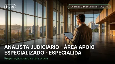 Capa: ANALISTA JUDICIÁRIO - ÁREA APOIO ESPECIALIZADO - ESPECIALIDADE ARQUITETURA