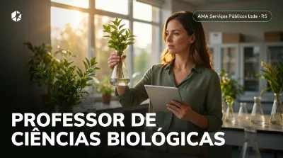 Capa: PROFESSOR DE CIÊNCIAS BIOLÓGICAS