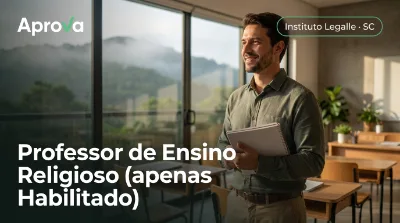 Capa: Professor de Ensino Religioso (apenas Habilitado)