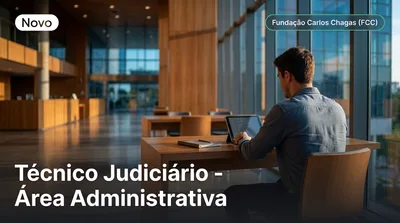 Capa: Técnico Judiciário - Área Administrativa