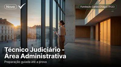 Capa: Técnico Judiciário - Área Administrativa