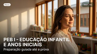 Capa: PEB I - EDUCAÇÃO INFANTIL E ANOS INICIAIS