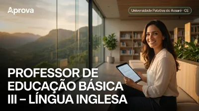 Capa: PROFESSOR DE EDUCAÇÃO BÁSICA III – LÍNGUA INGLESA