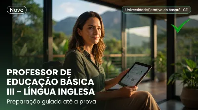 Capa: PROFESSOR DE EDUCAÇÃO BÁSICA III – LÍNGUA INGLESA