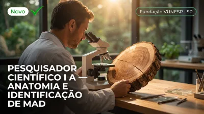 Capa: PESQUISADOR CIENTÍFICO I A — ANATOMIA E IDENTIFICAÇÃO DE MADEIRA