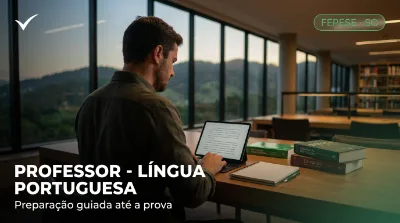 Capa: PROFESSOR - LÍNGUA PORTUGUESA