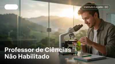 Capa: Professor de Ciências Não Habilitado