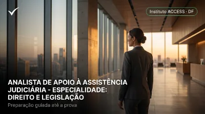 Capa: ANALISTA DE APOIO À ASSISTÊNCIA JUDICIÁRIA - ESPECIALIDADE: DIREITO E LEGISLAÇÃO