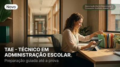Capa: TAE - TÉCNICO EM ADMINISTRAÇÃO ESCOLAR