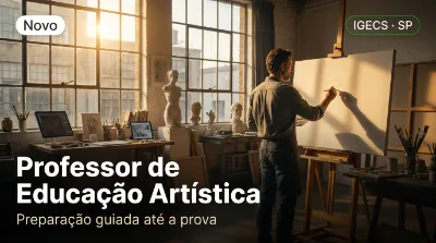 Capa: Professor de Educação Artística