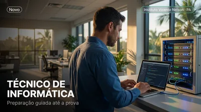 Capa: TÉCNICO DE INFORMÁTICA