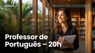 Capa: Professor de Português – 20h