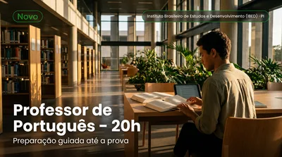 Capa: Professor de Português – 20h