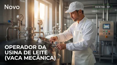 Capa: OPERADOR DA USINA DE LEITE (VACA MECÂNICA)