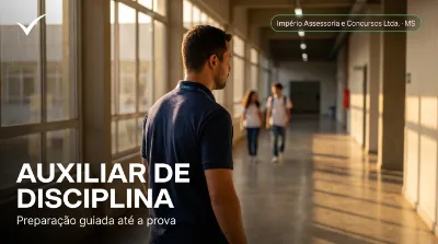 Capa: AUXILIAR DE DISCIPLINA