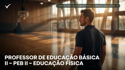 Capa: PROFESSOR DE EDUCAÇÃO BÁSICA II - PEB II - EDUCAÇÃO FÍSICA