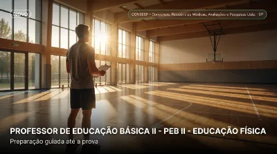 Capa: PROFESSOR DE EDUCAÇÃO BÁSICA II - PEB II - EDUCAÇÃO FÍSICA
