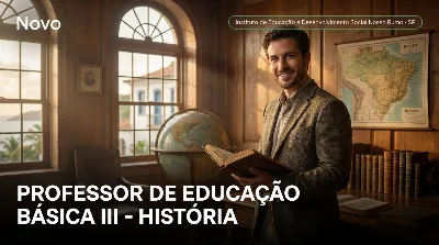Capa: PROFESSOR DE EDUCAÇÃO BÁSICA III - HISTÓRIA