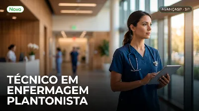 Capa: TÉCNICO EM ENFERMAGEM PLANTONISTA