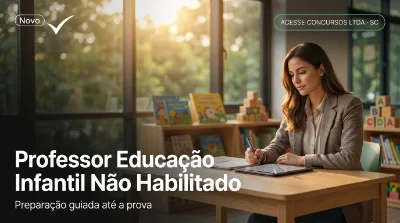 Capa: Professor Educação Infantil Não Habilitado
