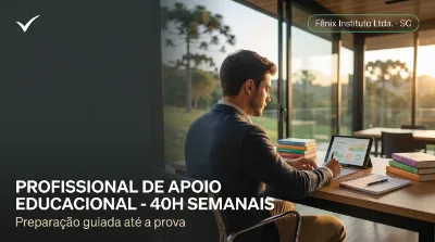 Capa: PROFISSIONAL DE APOIO EDUCACIONAL - 40H SEMANAIS