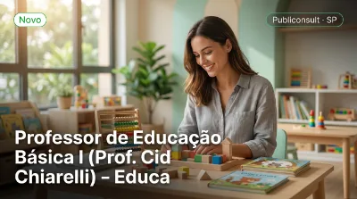 Capa: Professor de Educação Básica I (Prof. Cid Chiarelli) - Educação Infantil