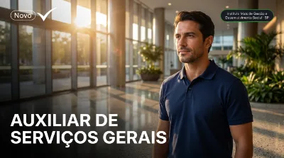 Capa: AUXILIAR DE SERVIÇOS GERAIS