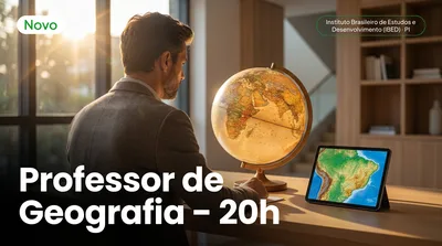 Capa: Professor de Geografia – 20h