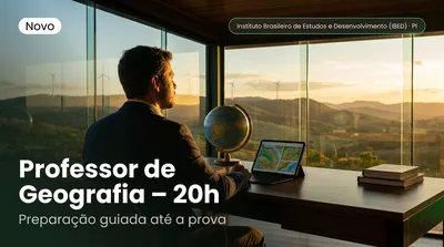 Capa: Professor de Geografia – 20h