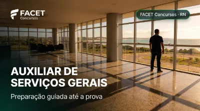 Capa: AUXILIAR DE SERVIÇOS GERAIS