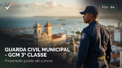 Capa: GUARDA CIVIL MUNICIPAL - GCM 3ª CLASSE