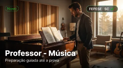 Capa: Professor - Música