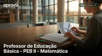 Capa: Professor de Educação Básica - PEB II - Matemática