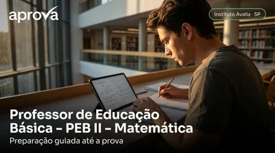 Capa: Professor de Educação Básica - PEB II - Matemática