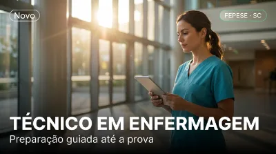 Capa: TÉCNICO EM ENFERMAGEM