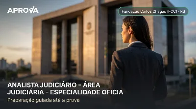 Capa: ANALISTA JUDICIÁRIO - ÁREA JUDICIÁRIA - ESPECIALIDADE OFICIAL DE JUSTIÇA AVALIADOR FEDERAL