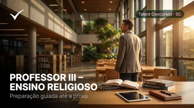 Capa: PROFESSOR III – ENSINO RELIGIOSO