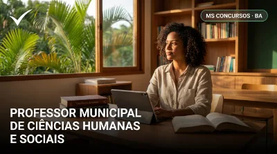 Capa: PROFESSOR MUNICIPAL DE CIÊNCIAS HUMANAS E SOCIAIS