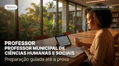 Capa: PROFESSOR MUNICIPAL DE CIÊNCIAS HUMANAS E SOCIAIS